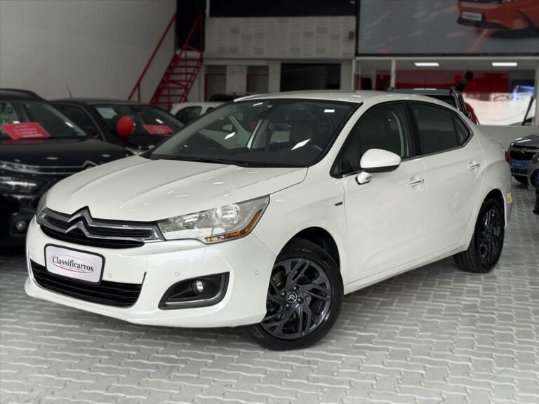 Citroën C4 Lounge – 1.6 EXCLUSIVE 16V TURBO GASOLINA 4P AUTOMÁTICO